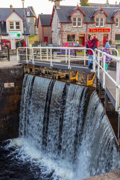 Lock Gates at Fort Augustus, Loch Ness